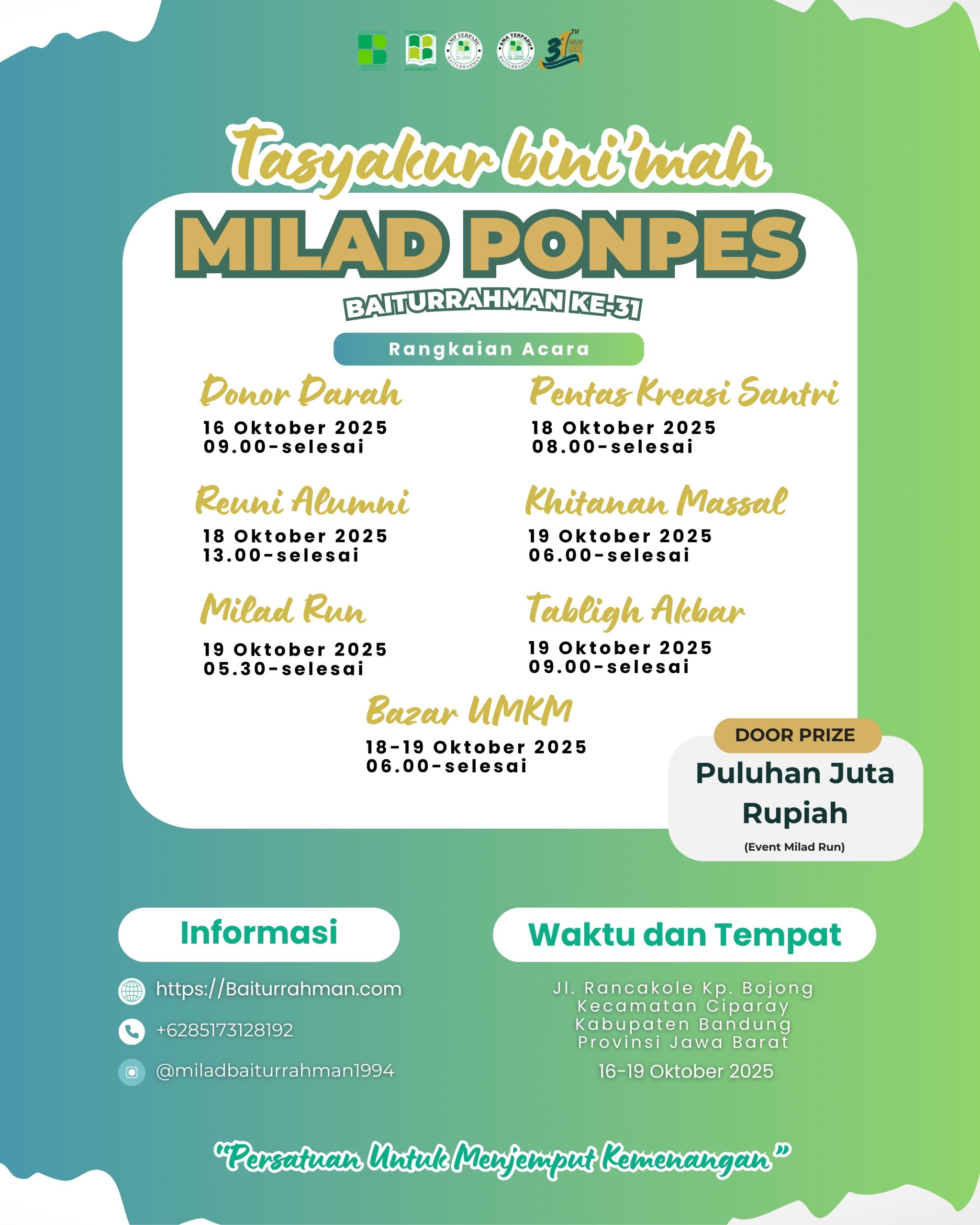 MILAD BAITURRAHMAN KE-31