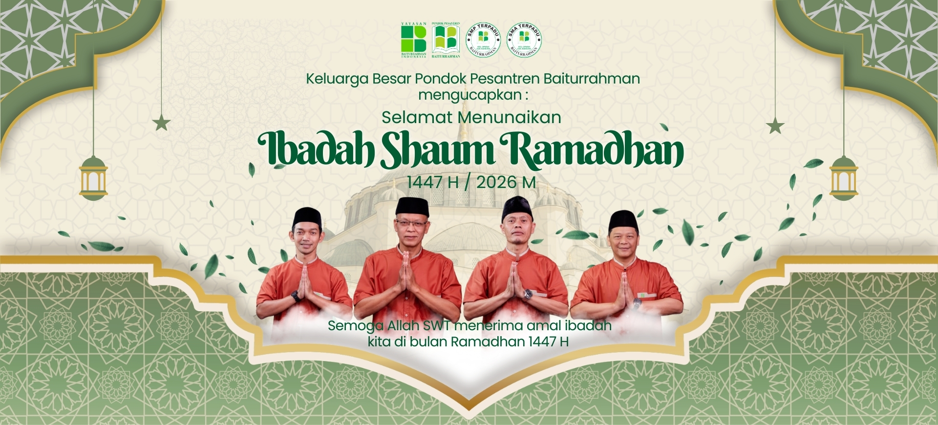 Keluarga Besar Pondok Pesantren Baiturrahman mengucapkan (2)